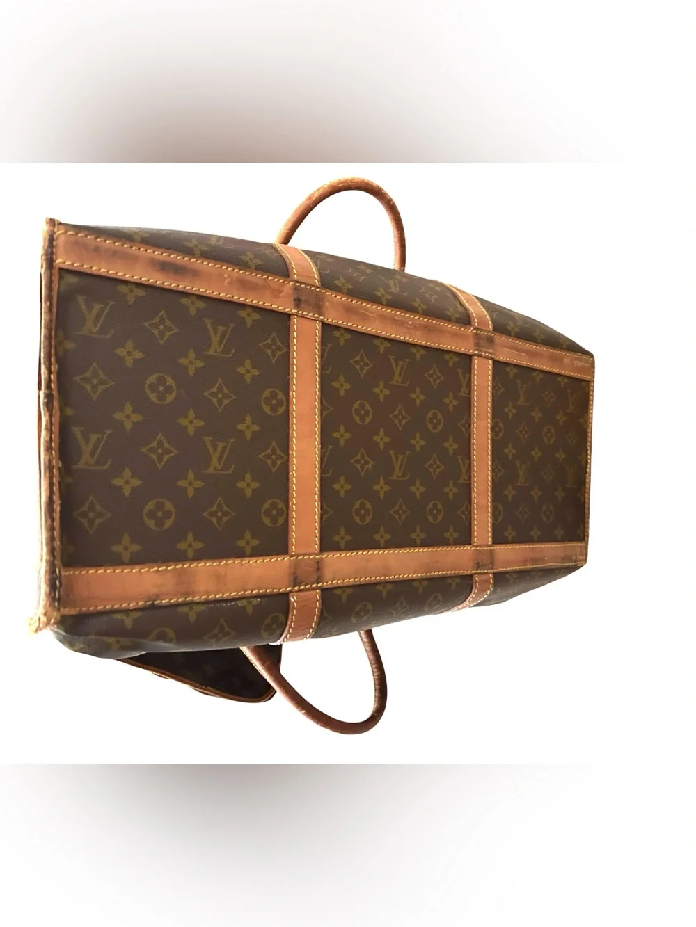 Louis Vuitton Sac Chasseur 55 LV Monogram Canvas Vintage Travel Bag Luggage Tote - Picture 6 of 13